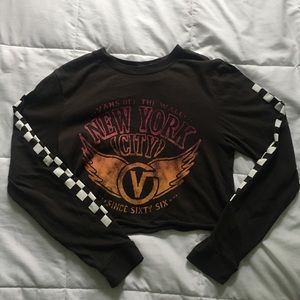 Vans NYC Exclusive Long Sleeve Crop S